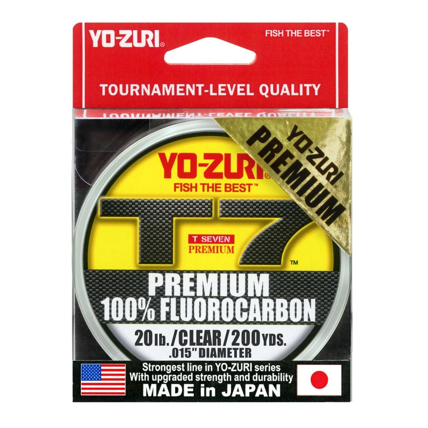 200YD 20LB Yo-Zuri T-7 Premium Fluorocarbon Spool