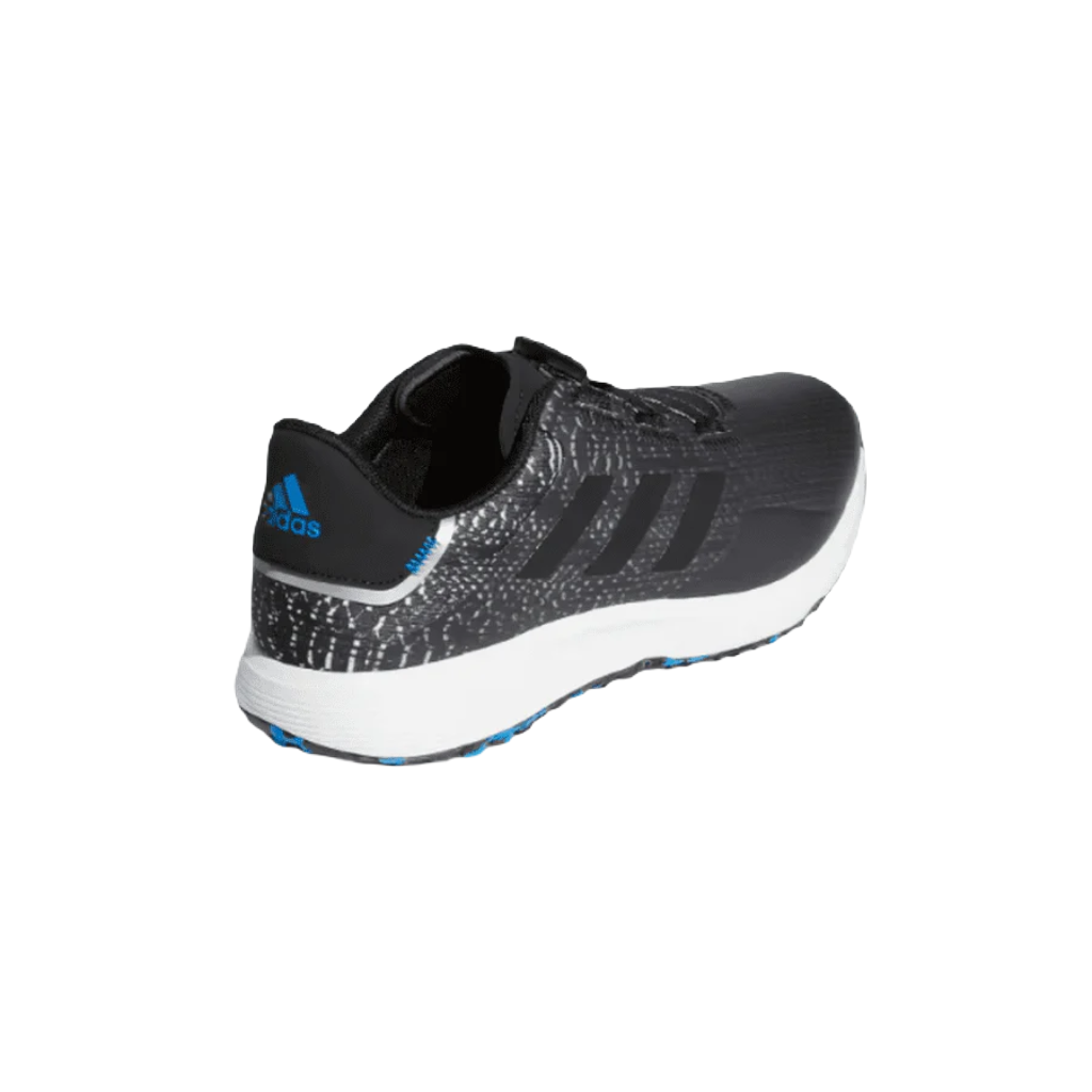 Adidas S2G BOA Wide Men's Spikeless Golf Shoes - Black