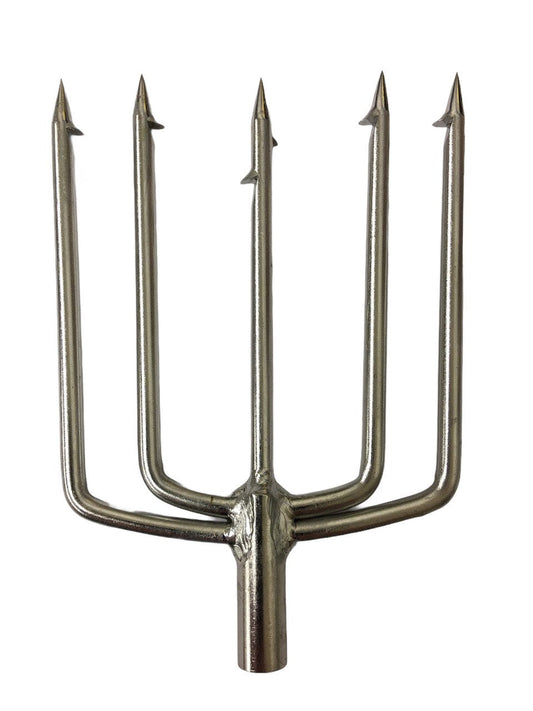 Spear Gun Tip 6Mm Flat 5 Prong Trident Tip