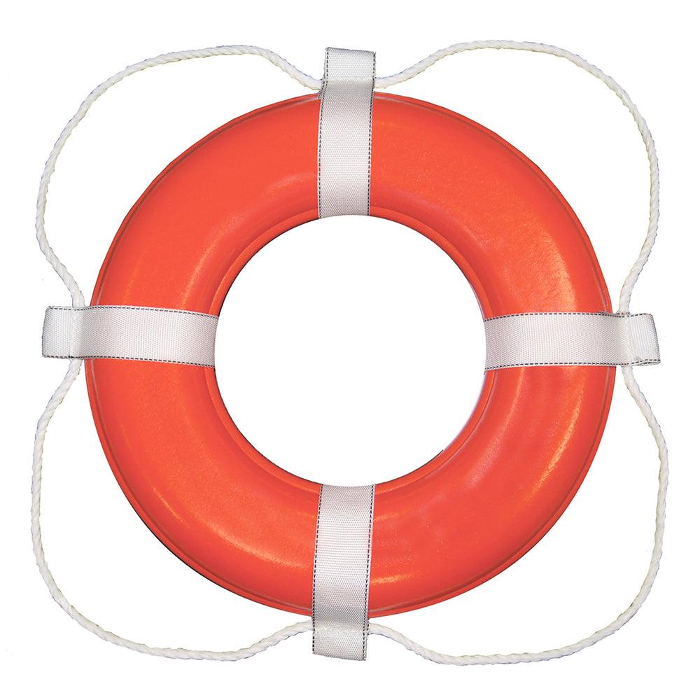 Taylor Made 383 30 in. Foam Ring Buoy, Orange & White