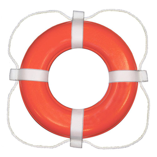 Taylor Made 383 30 in. Foam Ring Buoy, Orange & White
