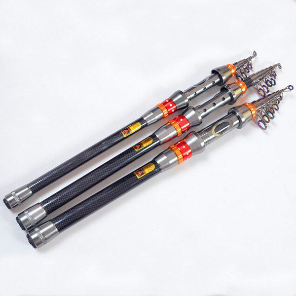 Telescopic Fishing Rod Carbon Spinning Sea Fishing Pole - GhillieSuitShop