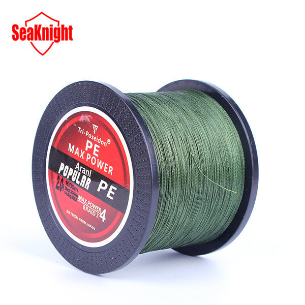 1000M SeaKnight Tri-Poseidon Series Braid Wire PE Braided Fishing Line Braided Line 8-60LB - GhillieSuitShop