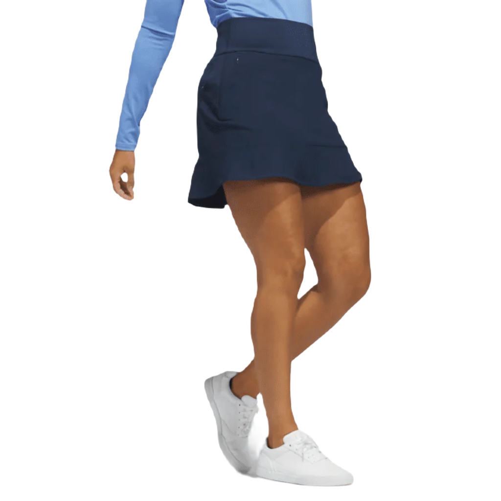 Adidas Ladies Frill Skirt - Navy