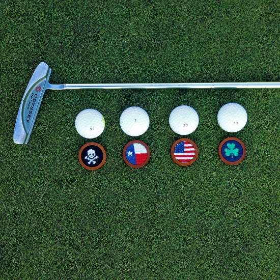 Birdie Needlepoint Golf Ball Marker by Smathers & Branson