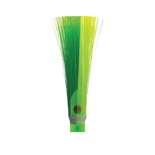 WOLFPACK TACKLE AHI GLOW-IN-THE-DARK LURE 3.5 OZ