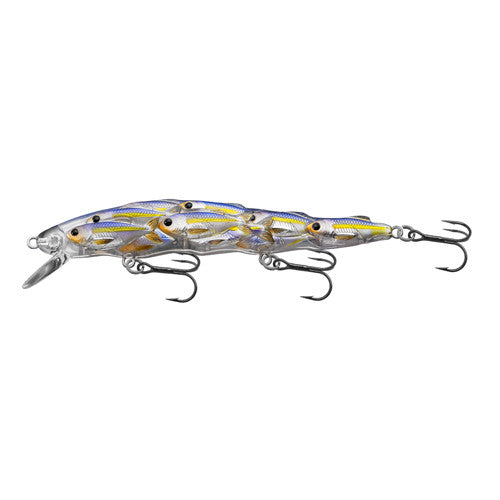 Yearling BB Jerkbait,pearl/violet shad,#6 - GhillieSuitShop